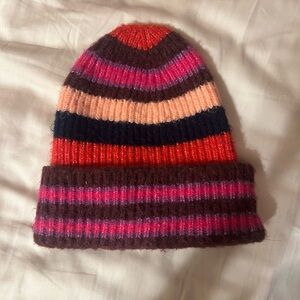 Striped Knit Beanie